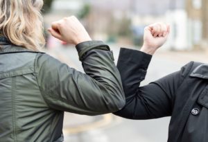 Elbow Knock is a potential replacement of the handshake during coronavirus outbreak